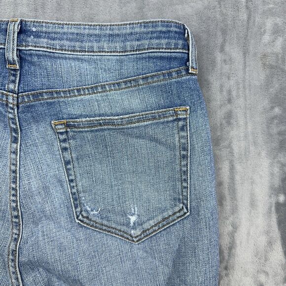 L'AGENCE Jeans Womens Size 30 Blue High Line Skinny High Rise Distressed Grunge - Picture 6 of 12